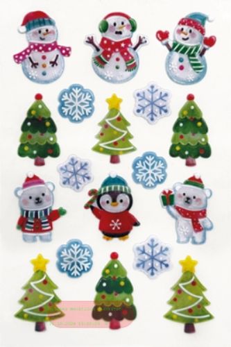 Bild von North Pole, 1 Blatt 10x15cm von Stickers pro Pack - VE 10 (Pack)