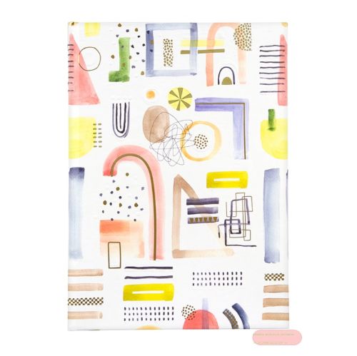 Bild von Notizbuch DIN A5 - 200 S.blanko creme mit Lesezeichen, Free Flow - VE 2