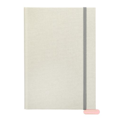 Bild von Notizbuch DIN A5 - 200 S.blanko creme mit Lesezeichen, Leinen, Linum beige - VE 2