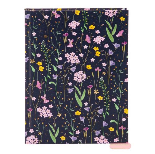 Bild von Notizbuch DIN A5 - 200 S.blanko creme mit Lesezeichen, Meadow Miracles Blue - VE 2