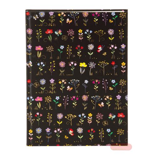 Bild von Notizbuch DIN A5 - 200 S.blanko creme mit Lesezeichen, Small & Brave Black - VE 2