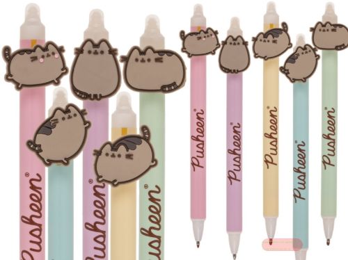 Bild von Radierbarer Stift, 15cm, Pusheen 5-fach gemischt im Display - VE 30