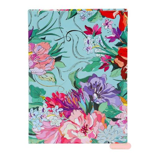 Bild von Notizbuch DIN A5 - 200 S.blanko creme mit Lesezeichen, Velvet Bloom - VE 2