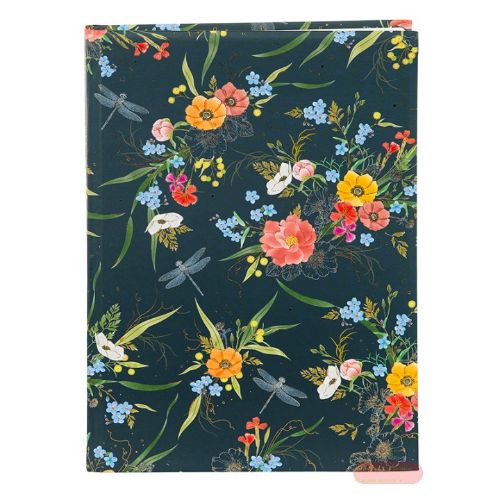 Bild von Notizbuch DIN A5 - 200 S.blanko creme mit Lesezeichen, Verano dark - VE 2