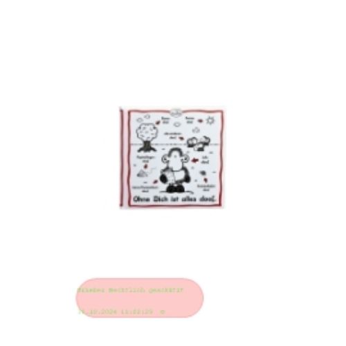 Bild von Poesiealbum Ohne Dich ist ... 16,5x16,5cm, 96 S.weiss, Sheepworld