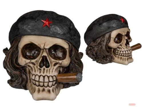 Bild von Polyresin-Spardose Skull Fidel, ca.15x13cm - VE 3