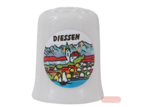 Bild von Porzellan Fingerhut mit rundem Bild, 18mm, Bild/Text nach Wunsch - VE 24