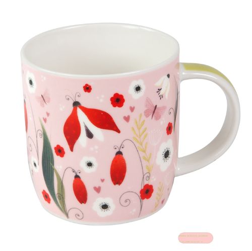 Bild von Porzellan Tasse, ca.8,5 x 9cm, Secret Garden pink - VE 2