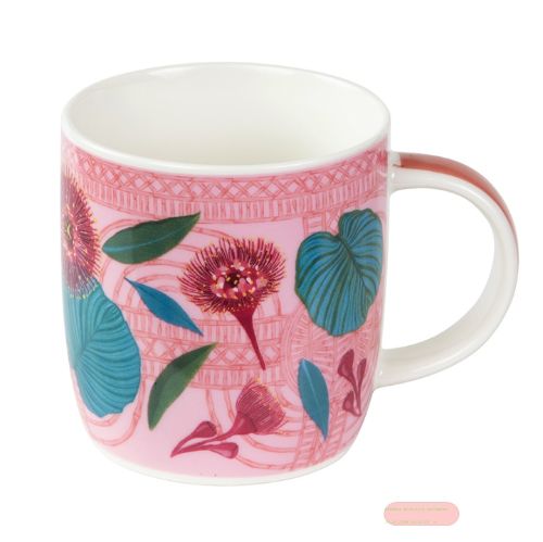 Bild von Porzellan Tasse, ca.8,5 x 9cm, Tropical Leaves - VE 2
