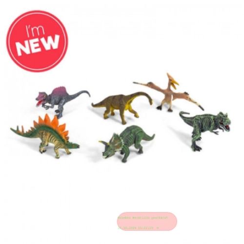 Bild von POSEABLE DINOSAURS, bewegliche Dinos gemischt, ca.10x6x4cm - VE 24