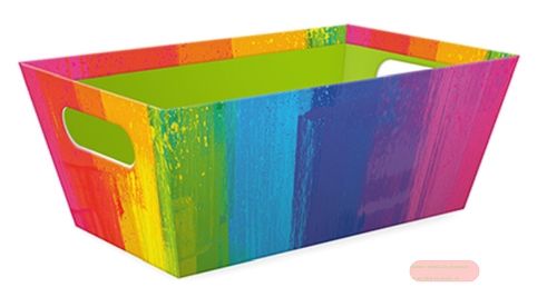 Bild von Präsentkörbe matt, ca.21x12x10cm, fester Karton, Surprise - VE 6