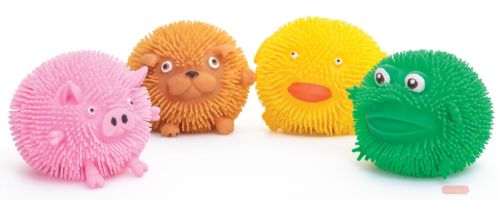 Bild von PUFFIMALS, Quetschtiere farblich gemischt, ca.7cm, im Display - VE 12 (SR)
