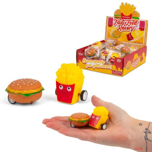 Bild von PULL BACK & GO FAST FOOD,aufziehbares Fastfood, mehrfach gemischt, ca.4cm, Display - VE 24
