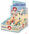 Bild von PULL-BACK AEROPLANES, Flugzeuge Rückzug mehrfach gemischt, ca.9cm, Display - VE 6