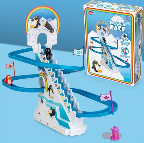 Bild von PENGUIN RACE, ca.32cm, batteriebetrieben, Box - VE 3