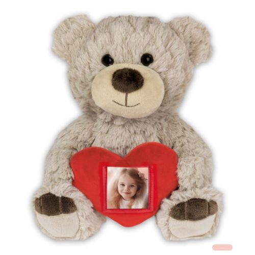 Bild von Photo Plüsch Teddy Cream für Bild 3,5x4,5cm (16x13h23), DD533 - VE 2