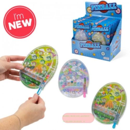 Bild von PINBALL GAME, Flipper kunststoff gemischt, Blisterverpackung ca.14cm - VE 24