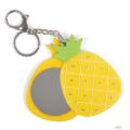 Bild von PINEAPPLE MIRROR KEYRING, Anhänger/Spiegel, PVC, Ananas, ca.16.5cm, Display - VE 12 (SR)