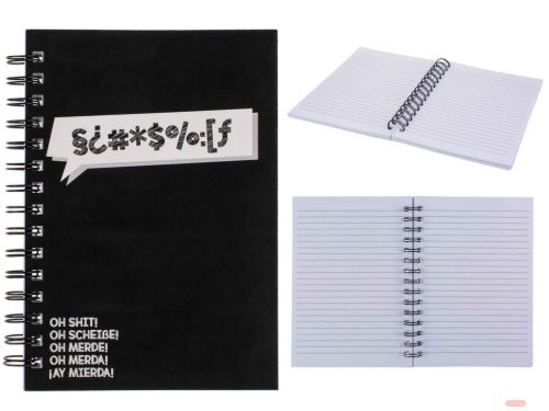 Bild von Notizbuch mit Spirale Oh Shit  mit 107 Blatt, A5-Format, Display - VE 6