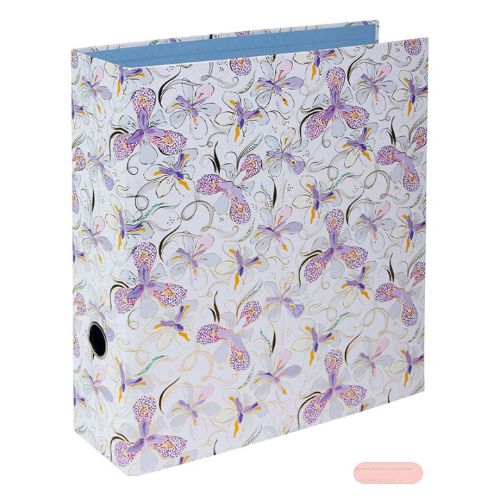 Bild von Ordner DIN A4 - 8cm breit, Orchid Mood white - VE 2