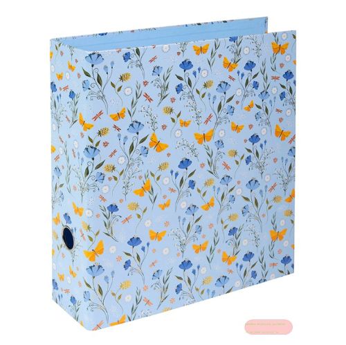 Bild von Ordner DIN A4 - 8cm breit, Secret Garden blue - VE 2