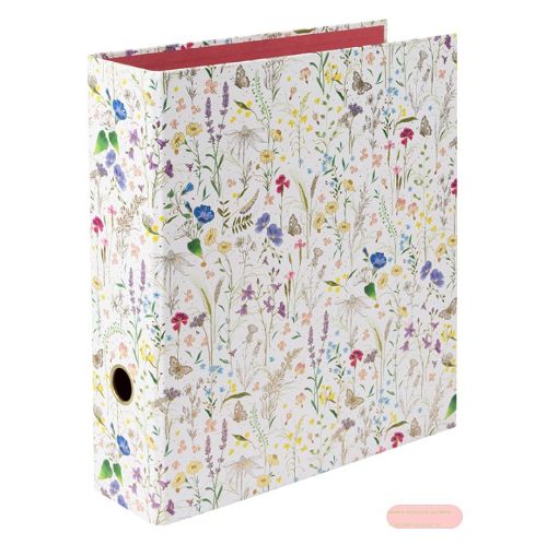 Bild von Ordner DIN A4 - 8cm breit, Summer Meadow white - VE 2