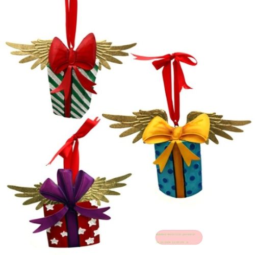 Bild von Ornamente Geschenke, ca.15x15x2cm, 3-fach ass. - VE 3