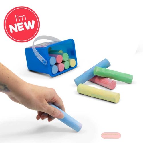 Bild von PLAYGROUND CHALK. Strassenspielkreide , ca.10cm, 12er Set in Box - VE 6