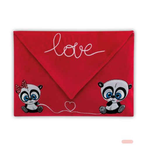 Bild von Plüschkissen Briefumschlag Photo Love 10x15 (40x30) 195W - VE 2