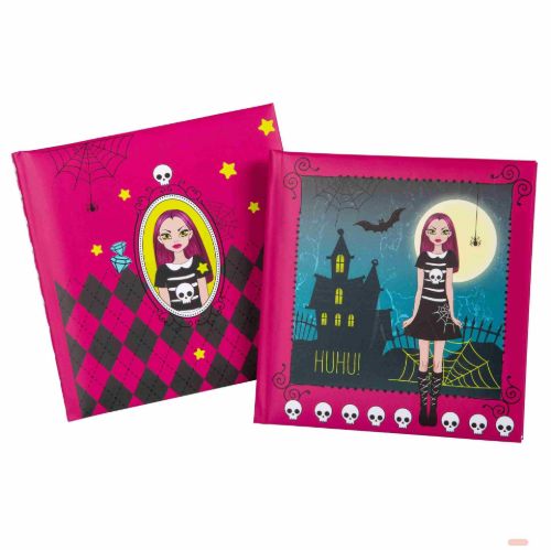 Bild von Poesiealbum 16,5x16,5cm, 96 S.weiss, 2 x ass., Ghost Mädchen - VE 2