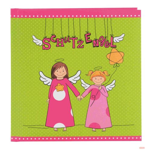Bild von Poesiealbum 16,5x16,5cm, 96 S.weiss, Schutzengel