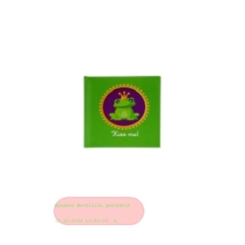 Bild von Poesiealbum Froschkönig 16,5x16,5cm, 96 S.weiss