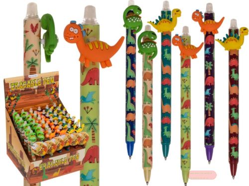 Bild von Radierbarer Stift, 14,5cm, Dionsaur Collection 6-fach gemischt im Display - VE 36