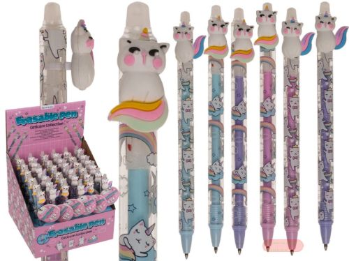 Bild von Radierbarer Stift, 14,5cm, Mystical Cat Collection 6-fach gemischt im Display - VE 36