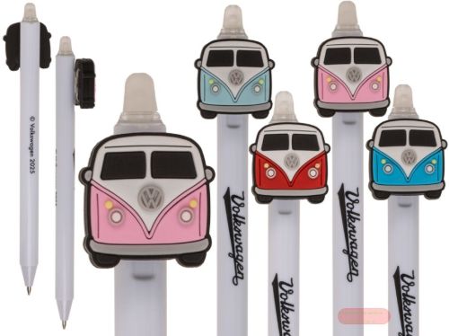 Bild von Radierbarer Stift, 14,5cm, VW T1 Camper Bus 4-fach gemischt im Display - VE 36