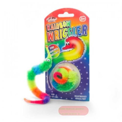 Bild von RAINBOW MAGIC WRIGGLER, magischer Wurm Regenbogenfarben,Blisterverpackung, Display - VE 24