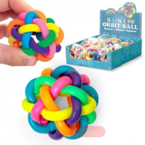 Bild von RAINBOW ORBIT BALL, Kunststoff Fingerspiel, Display - VE 12 (SR)