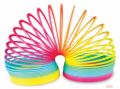 Bild von RAINBOW SPRINGY, Spirale kunststoff Regenbogen, ca.D:10,5cm, im Display - VE 6