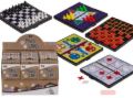 Bild von Reisespiele magnetisch (Schach,Ludo,Dame,Halma&Drei gewinnt) 13x7cm, im Display - VE 12