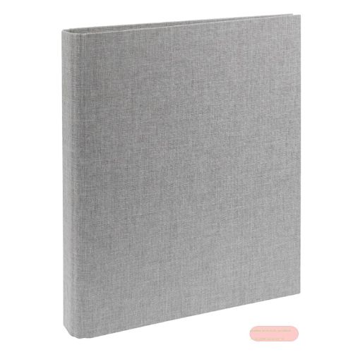 Bild von Ringbuch DIN A4 - 4-Ringmechanik, Leinen, Bella Vista grau - VE 2