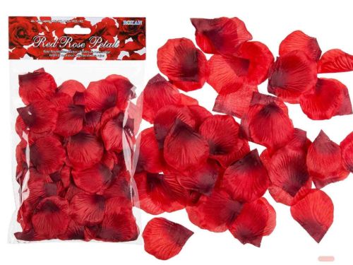 Bild von Rosenblütenblätter rot, ca.150 Stk. im Beutel, mit Headercard - VE 24