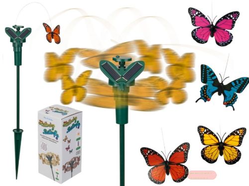 Bild von Rotierender Schmetterling solar/batt., ca.7,5x43cm, mehrfach gemischt - VE 12