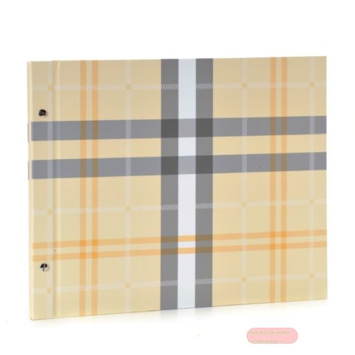 Bild von Schraubalbum "Scotish Diamonds" 39x31cm, 40 S.weiss, beige