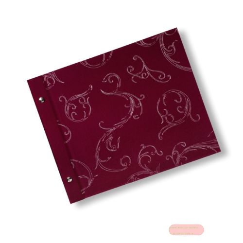 Bild von Schraubalbum Exclusiv Silverprint 30x25cm, brombeere