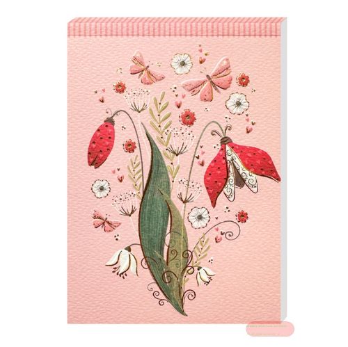 Bild von Secret Garden pink, Block DIN A6