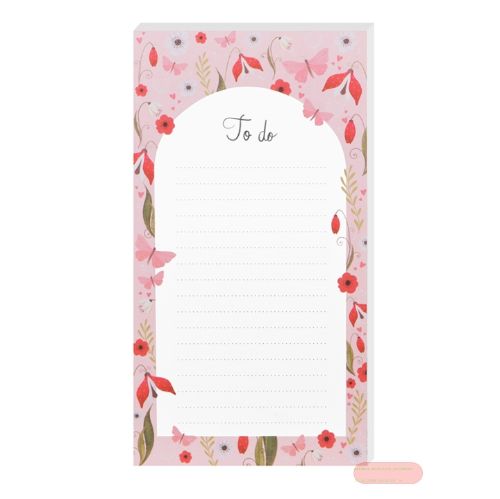 Bild von Secret Garden pink, Block To-Do-Liste