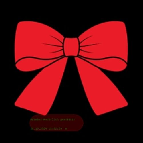 Bild von Servietten 33x33cm, A.L.C. Big Bow schwarz - VE 6