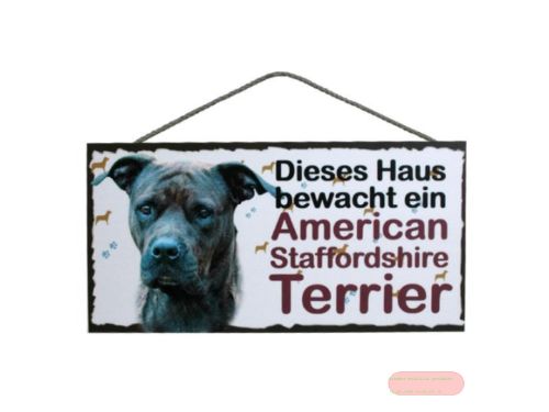 Bild von Schilder Haustier 25x12,5cm, Sperrholz 8mm mit Kordel, Hund Terrier - VE 3