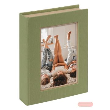 Bild von Sammelbox 19x14,2x3,8cm, p.p. für Foto 10x15cm, Bella Vista, artichoke/beige - VE 3