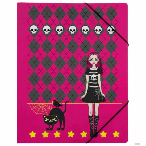 Bild von Sammelmappe DIN A4 mit Gummizug, Ghost Mädchen - VE 5